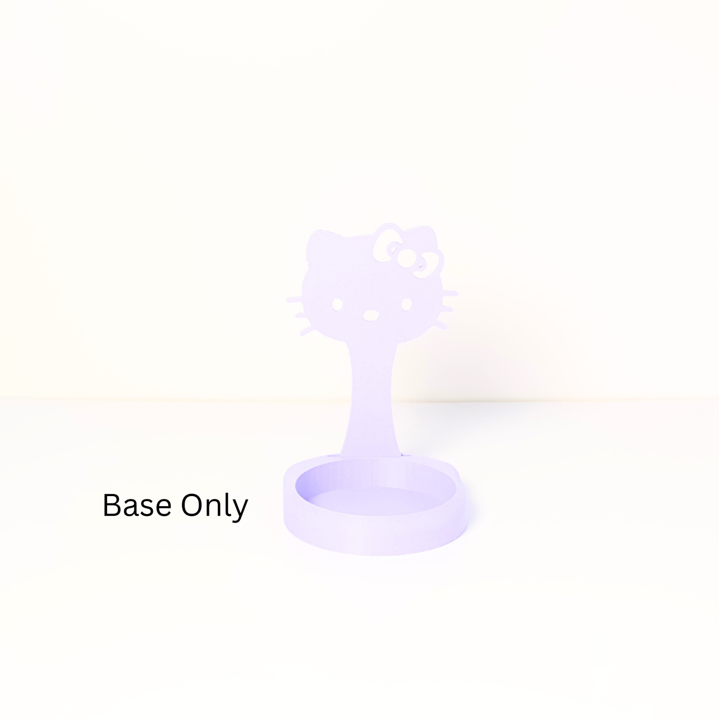 Purple Marble 3D Candle Glow Base