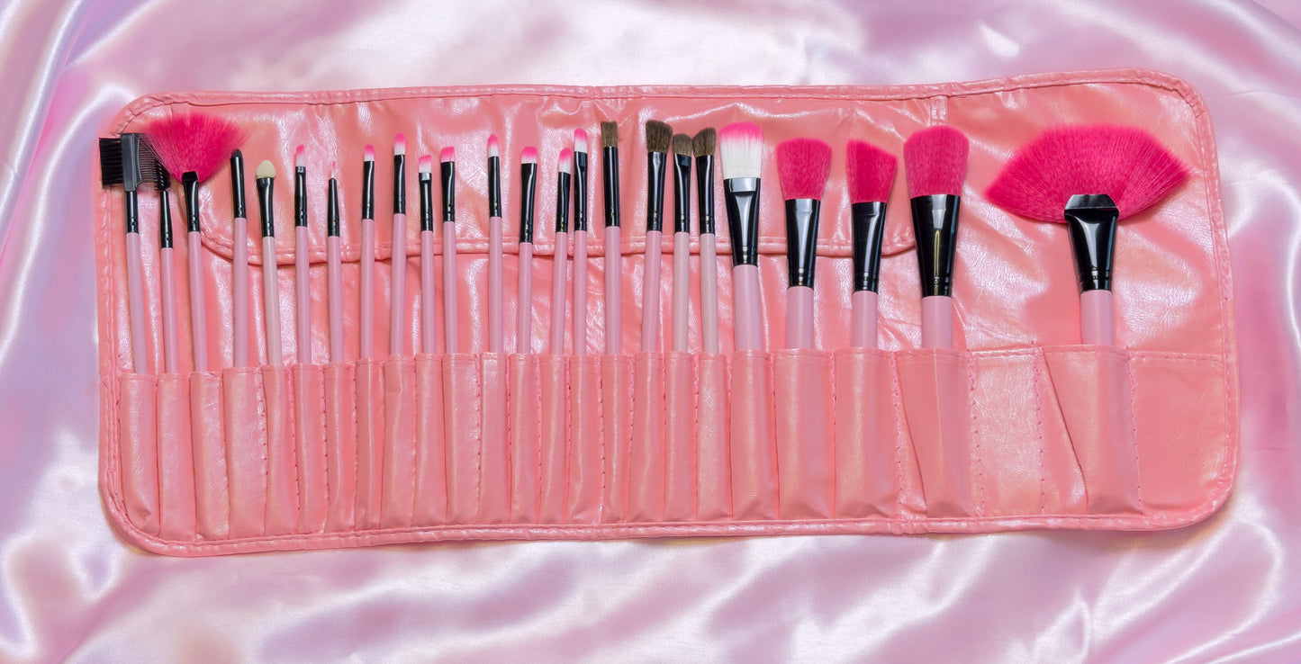 🌸 Custom Pretty In Pink Makeup Brush Set 🌸