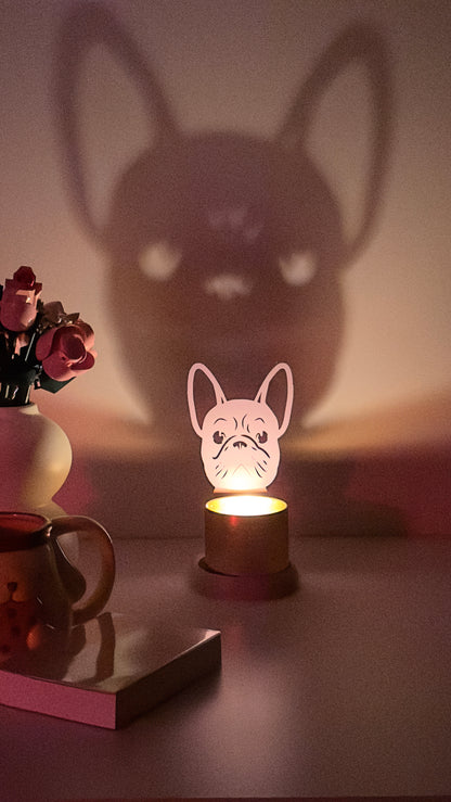 Magenta Gold 3D Candle Glow Display’s