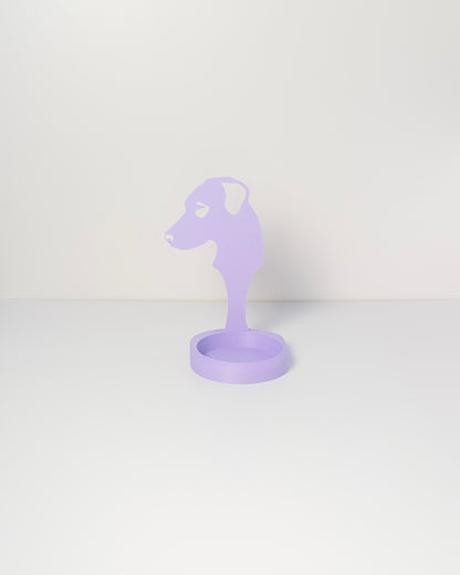 Purple Marble 3D Candle Glow Display