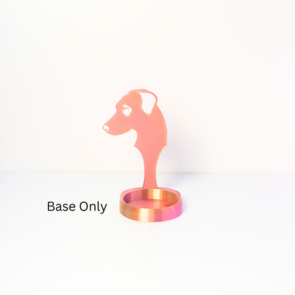 Magenta Gold 3D Candle Glow Base