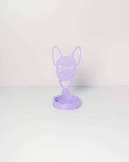 Purple Marble 3D Candle Glow Display