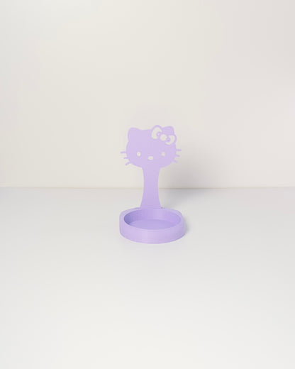 Purple Marble 3D Candle Glow Display
